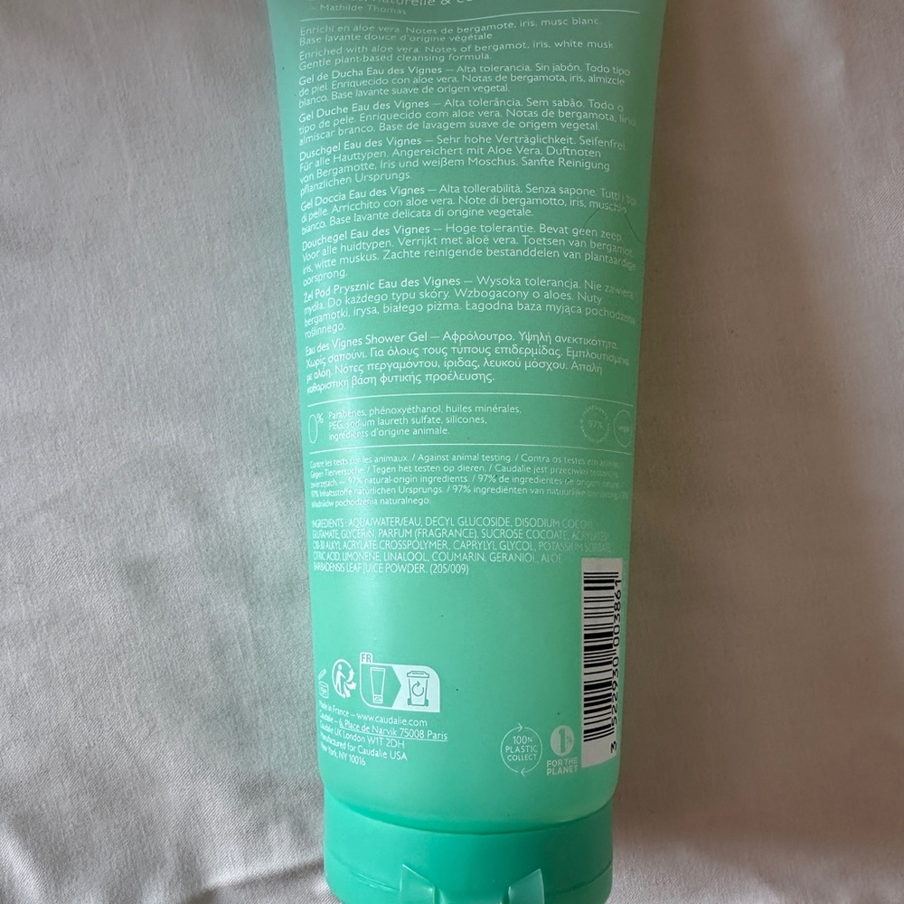 Caudalie Eau des Vignes Refreshing Shower Gel - Picture 2 of 2